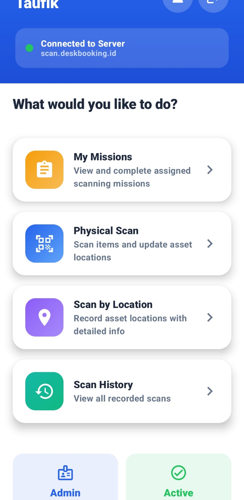 Asset Scanner Intelligence Dashboard